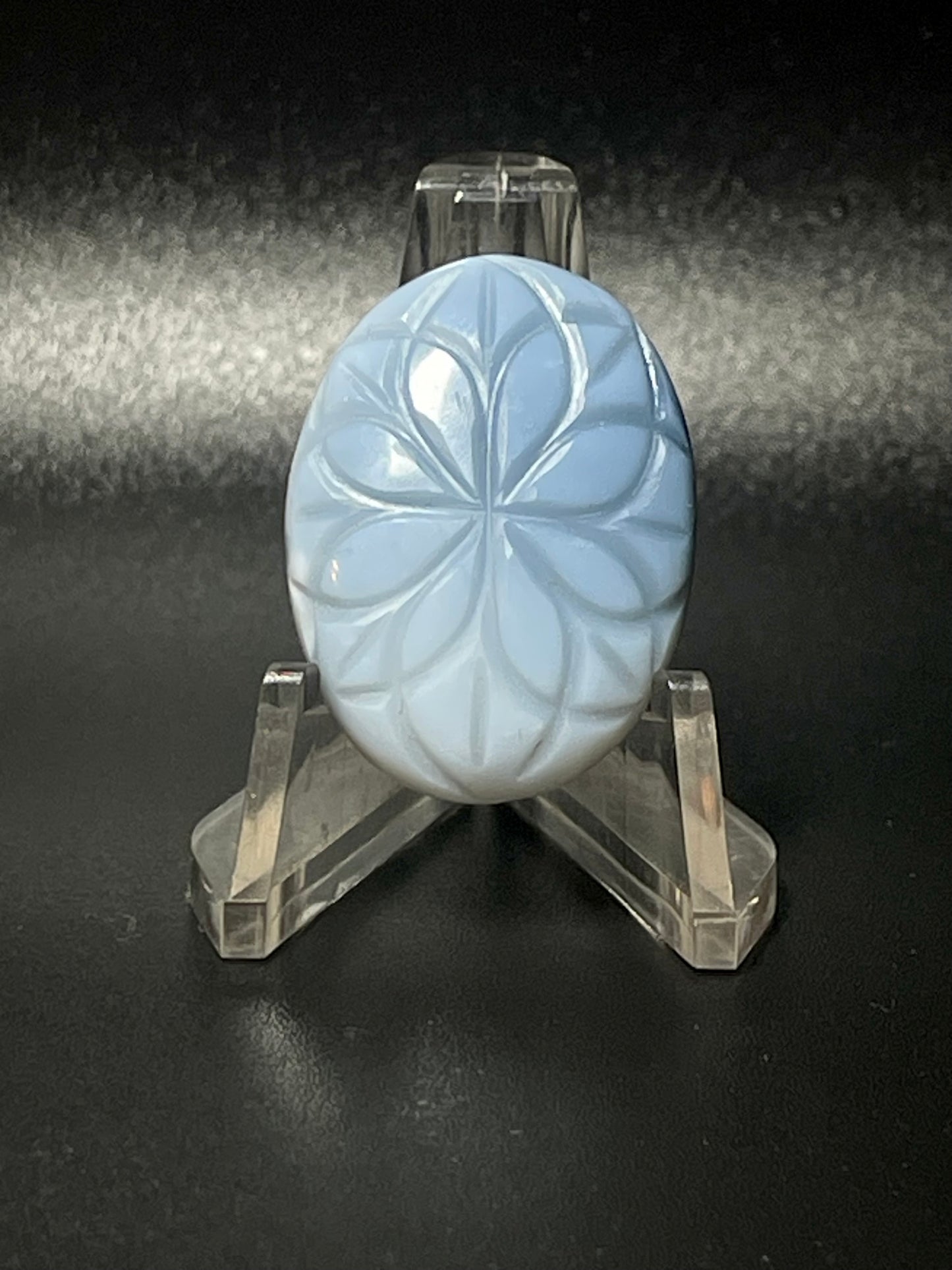 Carved Blue Owyhee Opal #CBOO2